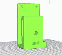 AR-10 floating wall mount