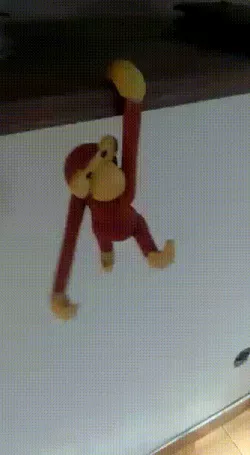 Articulated Monkey Toy
