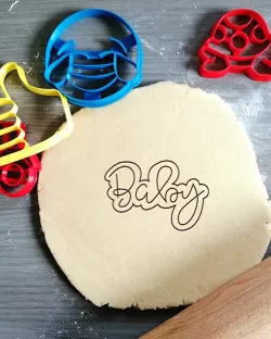 Baby Text Cookie Cutter