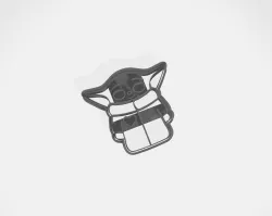 Baby Yoda Grogu - Cookie Cutter