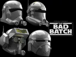Bad Batch set helmet | 3D model | 3D print | Printable | Bad Batch