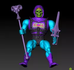 Battle armour Skeleton Figure MOTU Style