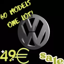 BIG SALE! 60 models VOLKSWAGEN (VW)