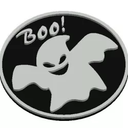 Boo! Ghost Drinks Coaster