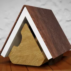 Book Triangle / Book Display /Book Mark / Bookshelf Display /Book Stand / Wooden Book Triangle