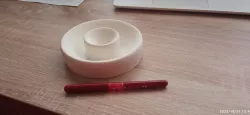 Bowl for olives and pits.