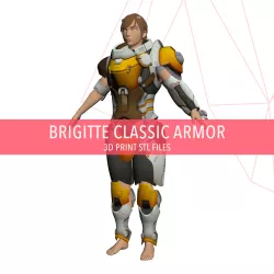 Brigitte Classic Armor - Overwatch Cosplay 3D Print Files