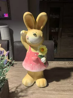 bunny with flower