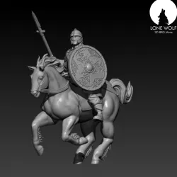 Cerdorion Soldier with Spear, mounted