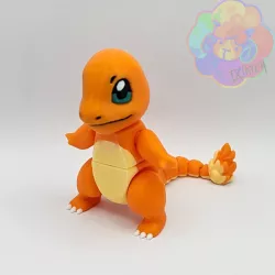 Charmander - Flexi Articulated Pokémon (print in place, no supports)