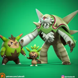 chespin evolutions