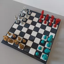 Chess 4 players Chaturanga