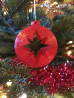 Christmas ball ornament (star)