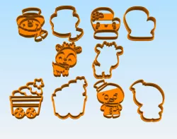 CHRISTMAS COOKIE CUTTERS KIT 2