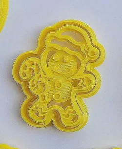 Christmas Gingerbread Man Cookie Cutter & Stamp