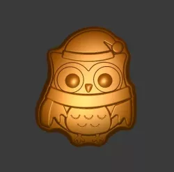 Christmas owl Stl File