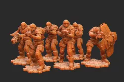 COG Soldier Winter Squad Gears of War OT Miniature STL