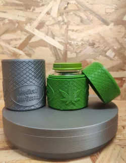 Collection cannabis strain Containment small baby glass jar #1