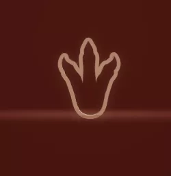 cookie cutter dinossaur foot