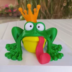 CROAAA, the frog with a crown.
