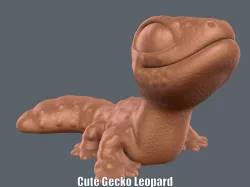 Cute Gecko Leopard (Easy print no support)
