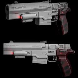Cyberpunk 2077 - Malorian Arms 3516 (Johnny Silverhand Special)