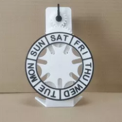 Day of Week Clock