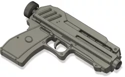 DC17S Battlefront style (3d model) [Silenced version included]