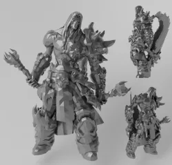 Death Warrior Lowpoly