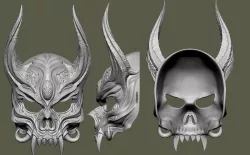 Demon mask