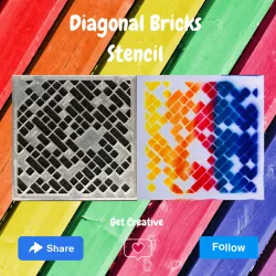 Diagonal Brick Pattern