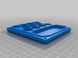 Dice Box and Tray for 11 Dice + Minis