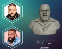 DJ Khaled 3D print model