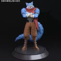 Dragon Ball Super - Bergamo 3D PRINTING MODEL STL
