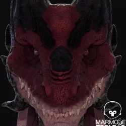 Dragon bust