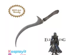 Elden Ring Blade of Calling Digital 3D Model - File Divided for Facilitated 3D Printing - Elden Ring Cosplay - Elden Ring knife