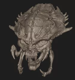 Elder Predator skull