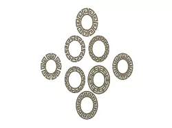 Elliptical Meandre Greek key pattern 3D print model