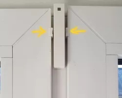 ELV MAX! Window Sensor Magnet Holding Clamp Dual Window Hack