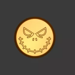 Evil scary face Stl File