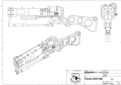Fallout 3 - AER9 Laser Rifle STL Files