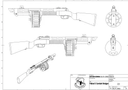 Fallout 3 - Combat / Terrible Shotgun STL Files