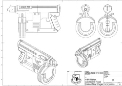 Fallout New Vegas - H&H Nailer Pistol STL Files
