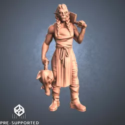 Female Orc butcher