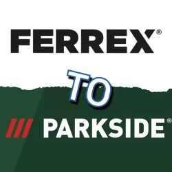Ferrex battery to Parkside machine adapter