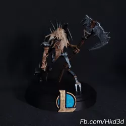 Fiddlesticks Fanart - League Of Legends 3D print model