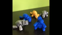 Flexy hippopotamus - cute hippopotamus flex