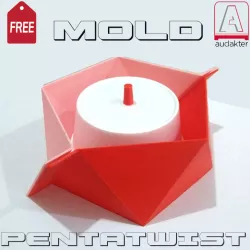 FREE: PENTA TWIST FLOWERPOT - CEMENT MOLD