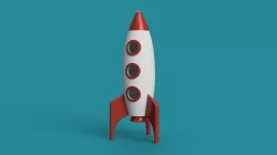 Fusée range crayons