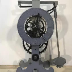 Galileo Escapement clock spring driven and hands